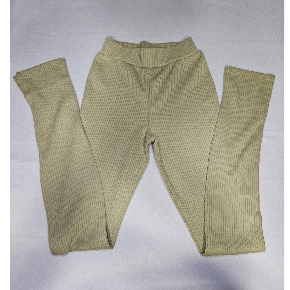 We‎ Wore What Ribbed Flare Pant Oat Size XXS - Picture 10 of 10